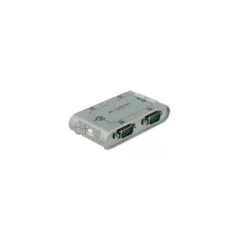 USB 2.0 adapter, USB-A connector to 4x serial RS-232 connector