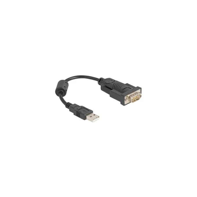USB 2.0 adapter, USB-A male to serial RS-232 male — image 1
