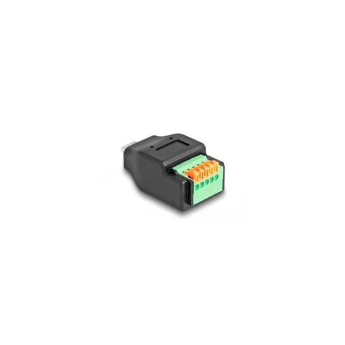 USB 2.0 Adapter - USB-C Plug to 5-Pin Terminal Block — image 2