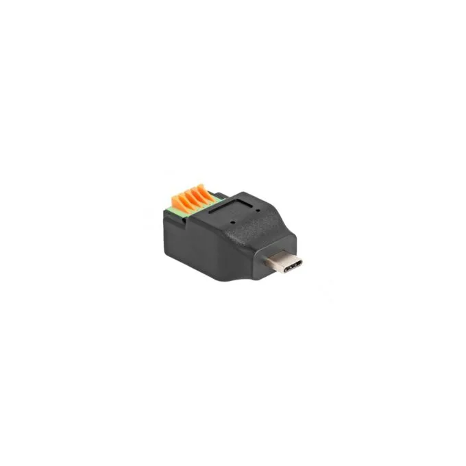 USB 2.0 Adapter - USB-C Plug to 5-Pin Terminal Block — image 1