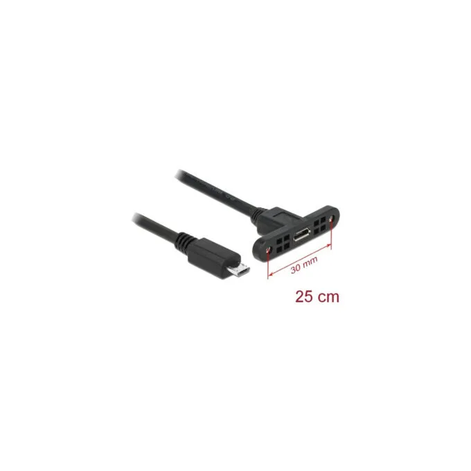 USB 2.0 cable, micro-USB plug to micro-USB socket for installation — image 3