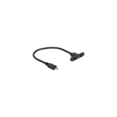 USB 2.0 cable, micro-USB plug to micro-USB socket for installation