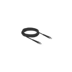 USB 2.0 cable, USB-C connector to USB-C connector with extended kink protection