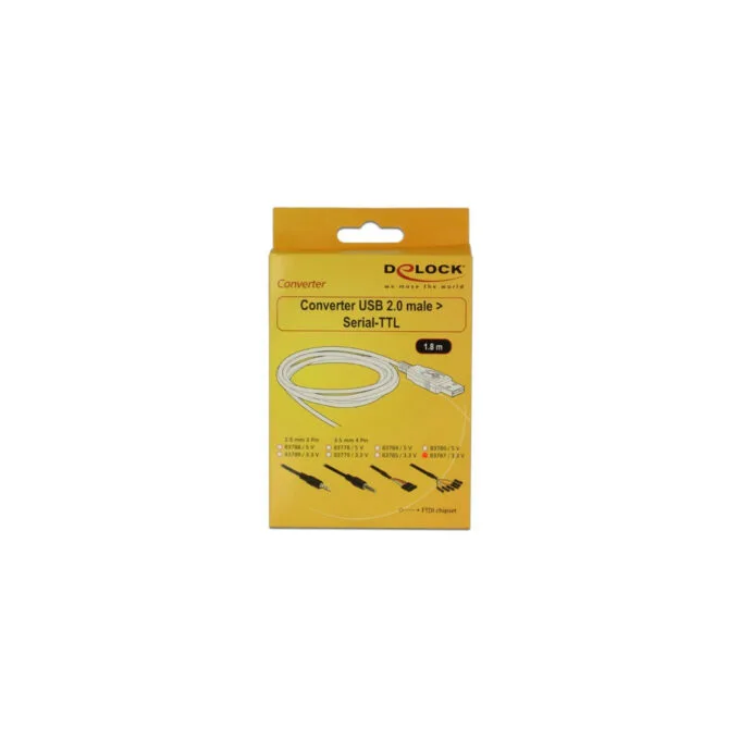 USB 2.0 converter, USB-A male to serial TTL 6 pin header socket individually — image 3