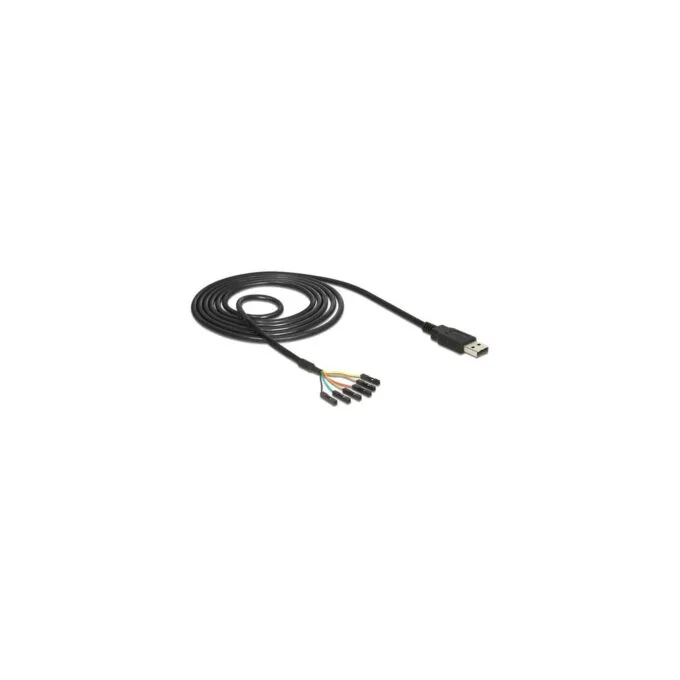 USB 2.0 converter, USB-A male to serial TTL 6 pin header socket individually — image 1