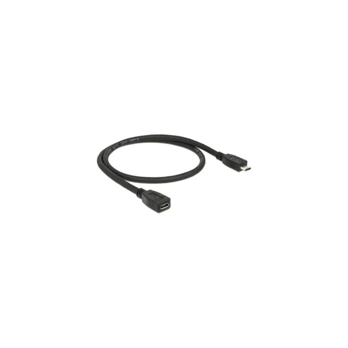 USB 2.0 extension cable - micro-USB male to micro-USB female — image 1