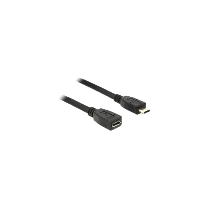 USB 2.0 extension cable - micro-USB male to micro-USB female — image 2