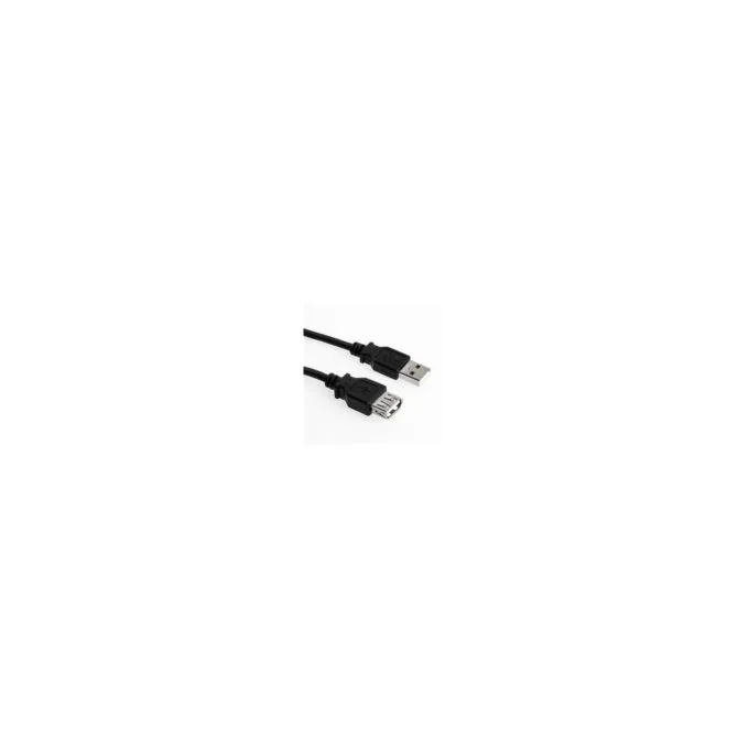USB 2.0 Extension Cable - Sharkoon 4044951015405 - 1.0 m, USB-A Male to USB-A Female, Black — image 1