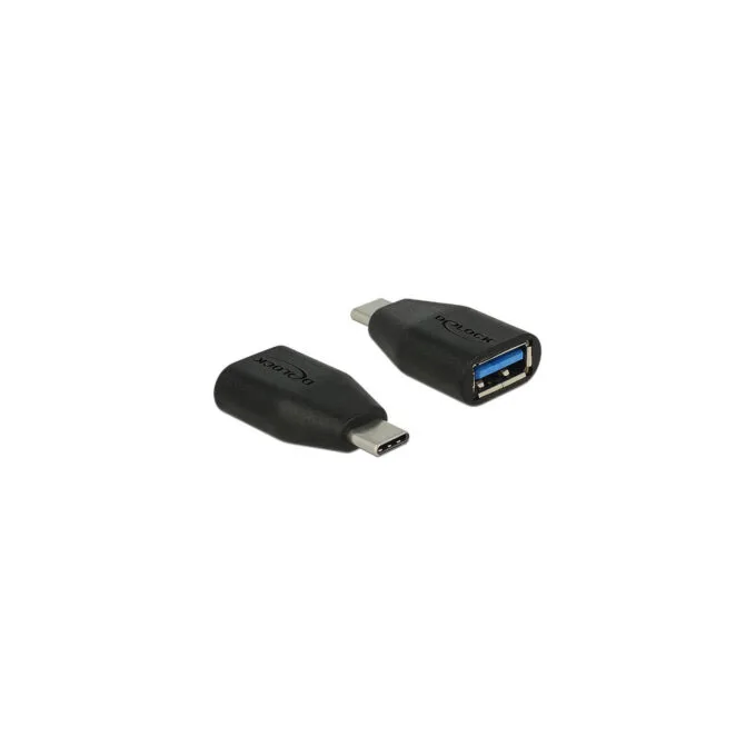 USB 3.1 A - C (Buchse - Stecker) Adapter schwarz Delock — image 1