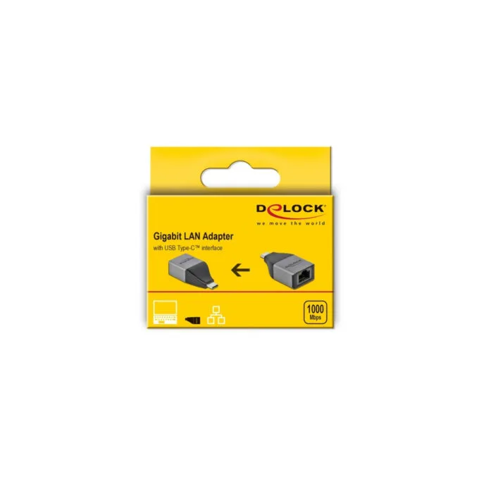 USB 3.2 Gen 1 adapter, USB-C male to RJ-45 female — image 2
