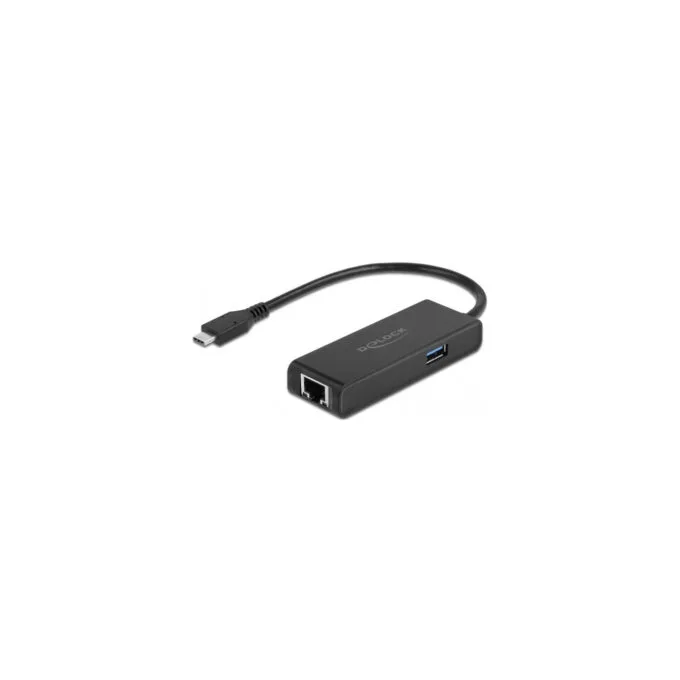 USB 3.2 Gen 1 adapter, USB-C male to RJ-45 + USB-A female — image 2