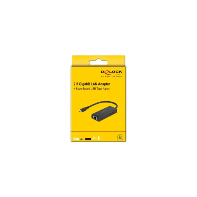 USB 3.2 Gen 1 adapter, USB-C male to RJ-45 + USB-A female — image 3