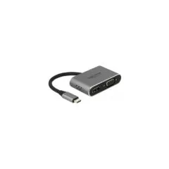 USB 3.2 Gen 1 adapter - USB-C male to USB-A + USB-C + HDMI + VGA female