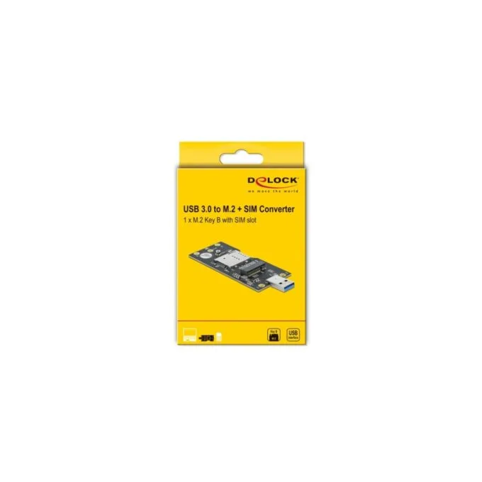 USB 3.2 Gen 1 converter Type-A male to M.2 Key B with SIM slot - Converter Type-A to M.2 Key B with SIM slot — image 6