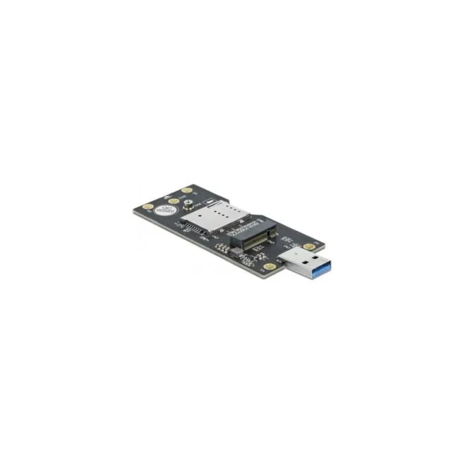USB 3.2 Gen 1 converter Type-A male to M.2 Key B with SIM slot - Converter Type-A to M.2 Key B with SIM slot — image 1