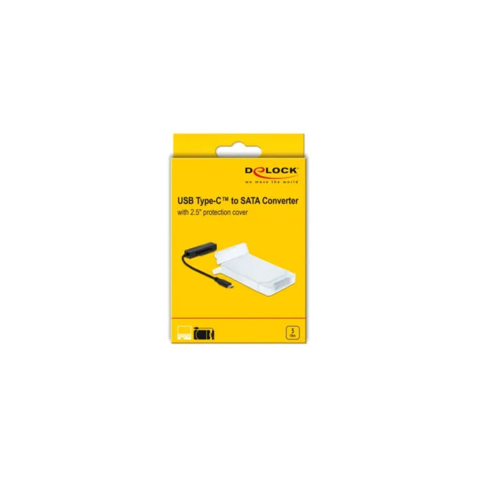 USB 3.2 Gen 1 converter, USB-C male to SATA female — image 6