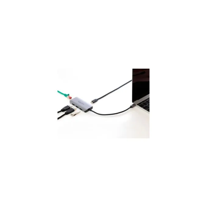 USB 3.2 Gen 1 hub with 4 ports and Gigabit LAN and PD - docking station — image 3