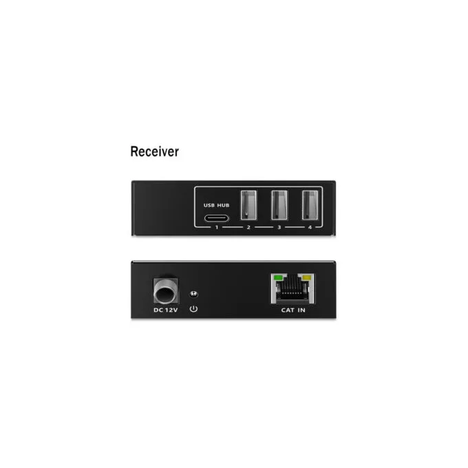 USB 3.2 Gen1 CAT Extender-Set, 5Gbps, 100 Meter, USB-Extender — image 4