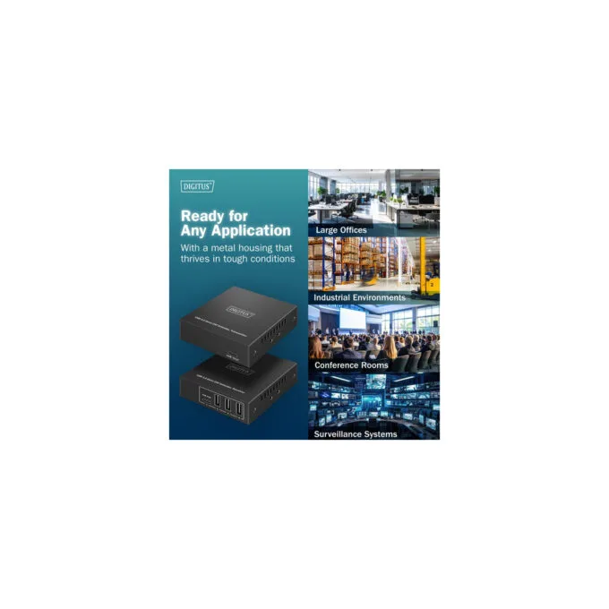 USB 3.2 Gen1 CAT Extender-Set, 5Gbps, 100 Meter, USB-Extender — image 9