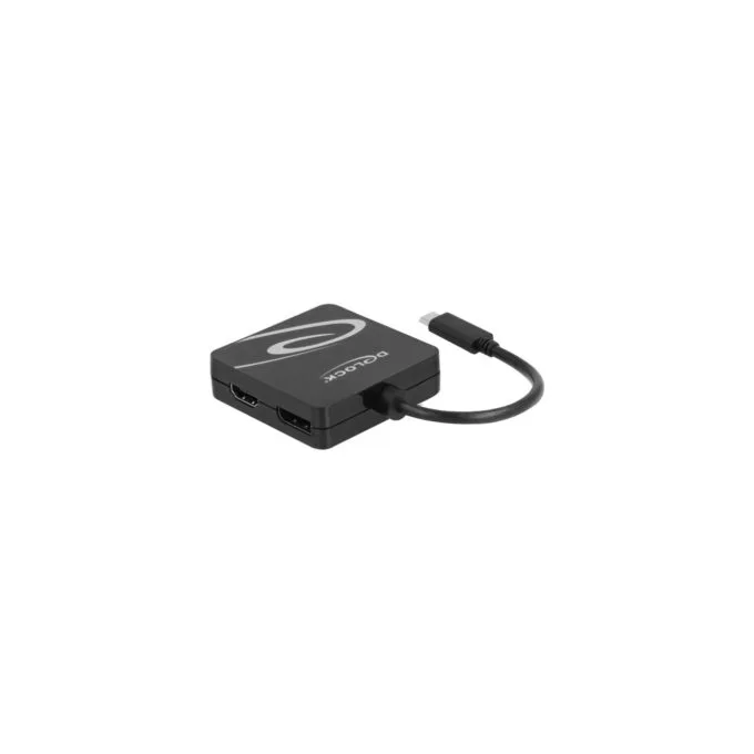 USB Adapter - USB-C Connector to VGA + HDMI + DVI + DisplayPort Socket — image 1