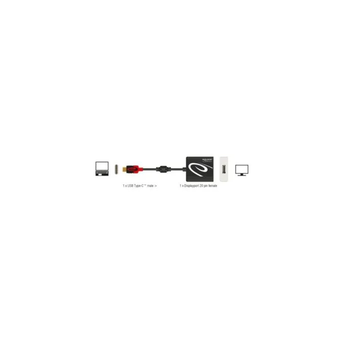 USB Adapter - USB-C Male to DisplayPort Female — image 2