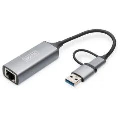 USB-C to 2.5G Ethernet Adapter - DIGITUS - USB-C Gen 3.1, compact dongle