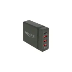 USB Charger - 1x USB-C PD + 3x USB-A, 60 Watt