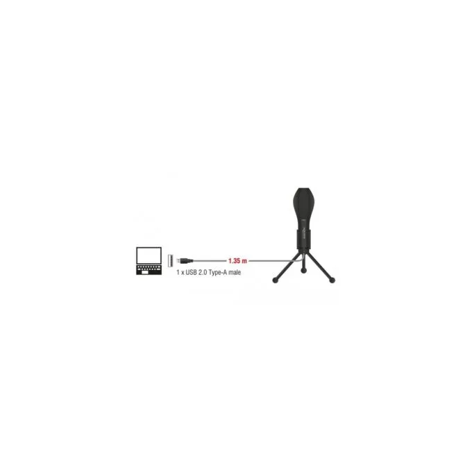 USB condenser microphone with table stand — image 4
