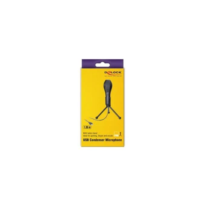 USB condenser microphone with table stand — image 1