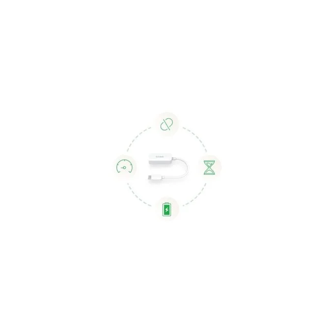 USB D-Link DUB-E250 USB-C to 2.5GbE Ethernet Adapter - DUB-E250 - USB-C, 2.5GbE — image 5