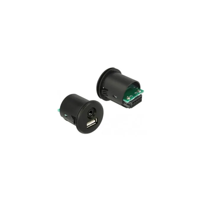 USB extension cable, USB A + 3.5mm jack plug to USB A + 3.5mm jack socket — image 3