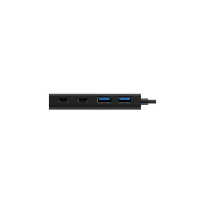 USB HUB 5Port ICY BOX 2xUSB3.0 2xUSB-C 1xUSB Power Delivery 60W SuperSpeed passiv Black — image 6