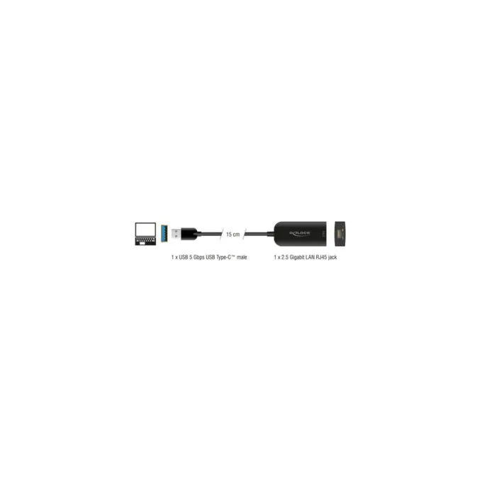 USB Type-A adapter to 2.5 Gigabit, LAN adapter — image 2