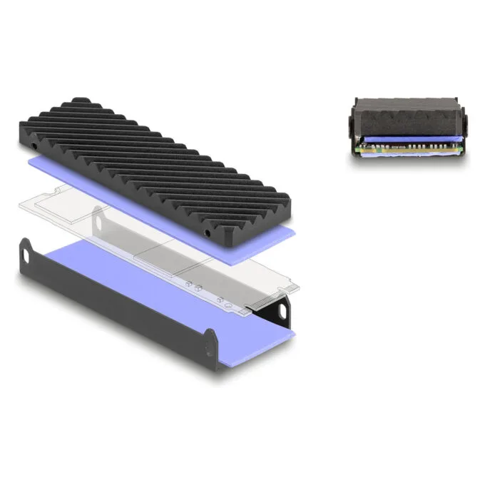USB Type-CTM 40 Gbps Gehäuse für 1 x M.2 NVMe PCIe SSD — image 4