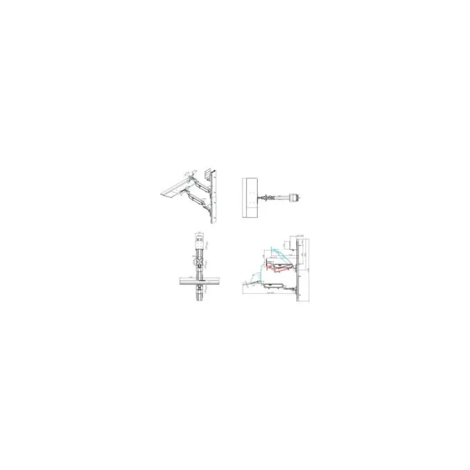 VALUE Arbeitsstation Wandmontage Gasfeder — image 3