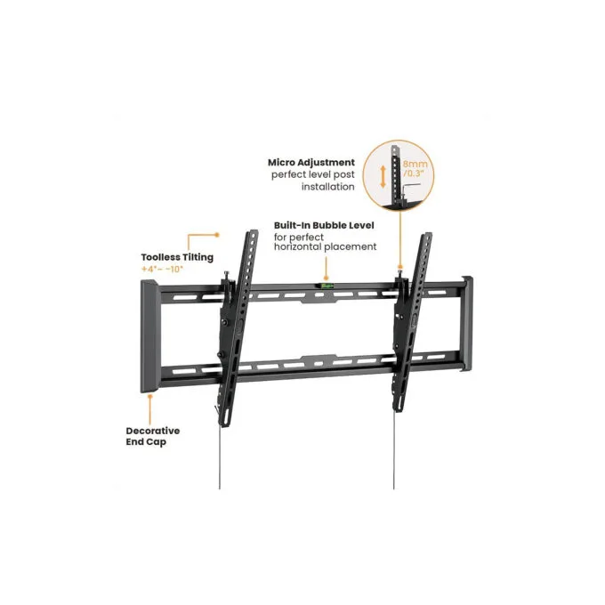 VALUE TV-Wandhalterung. neigbar. 43-90 Zoll. bis 75 kg — image 2