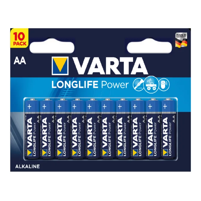Varta Alkaline AA 10pcs Longlife Power - AA 10pcs Longlife Power — image 1