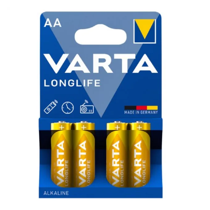Varta Alkaline AA - 4pcs Longlife — image 1