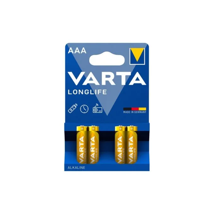 Varta Alkaline - AAA 4pcs Longlife — image 1