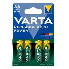 Varta Rechargeable AA Batteries - 2600mah 4pcs