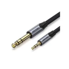 Vention AUDIO Cable - BAUHL - 3.5mm to 6.3mm M-M TRS Cable Braided Alum 10.0m