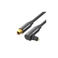 Vention Audio Optical Cable - BKDBL - 90-Degree Aluminium 10.0m Black