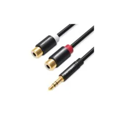 Vention AUDIO - VAB-R02-B030 - 3.5mm M to 2RCA F Cable 0.3m