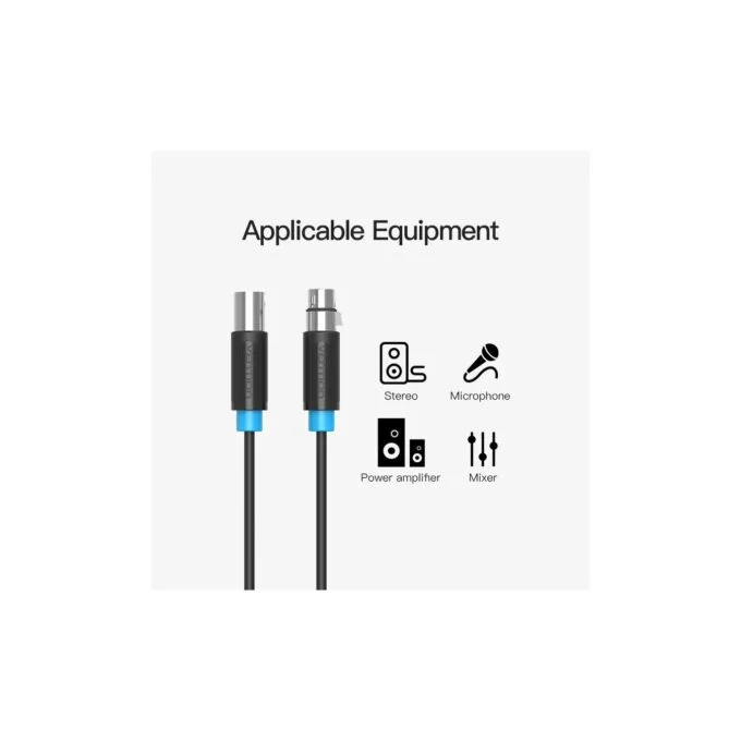 Vention Audio XLR M-F Cable - BBFBJ - 5.0m — image 2