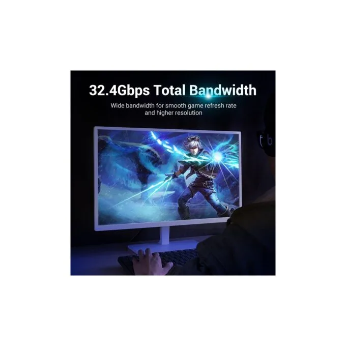 Vention DisplayPort Cable - HCCBJ - DP1.4 8K60Hz Braided 5.0m — image 10