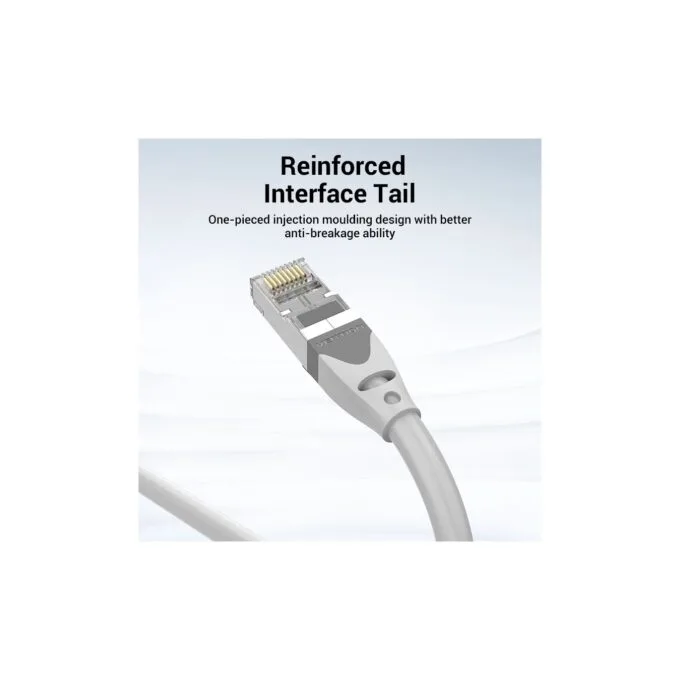 Vention NETWORK Cable CAT6A SFTP - IBHHH - 2.0m Gray — image 8