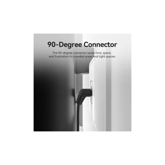 Vention NETWORK Cable - IBOBH - Cat6A UTP Rotate Right Angle Slim 2.0m Black — image 3