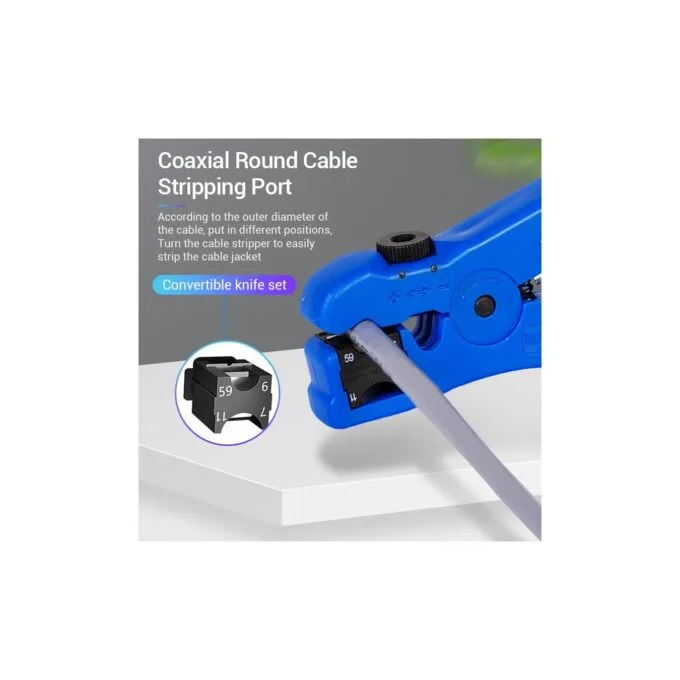Vention NETWORK Tool Coaxial Cable Stripper - KEBL0 - Coaxial Cable Stripper — image 10