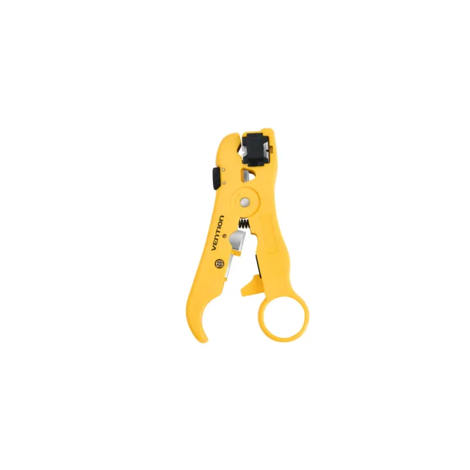 Vention NETWORK Tool Coaxial Cable Stripper - KEBY0 - Yellow — image 1