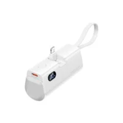 Vention Powerbank - FHRW0 - 4800mAh, 22.5W, Foldable, Lightning, White